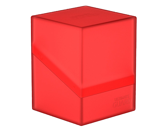 Deck Box - Boulder 100+ Ruby - Standard Size - Ultimate Guard