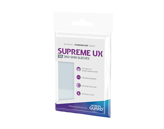 Sleeves - UX 3rd Skin Standard - Transparent - Ultimate Guard