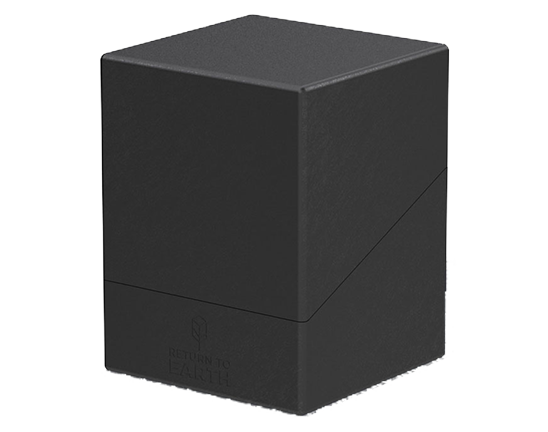 Deck Box - Return to Earth Boulder 100+ Black - Standard Size - Ultimate Guard
