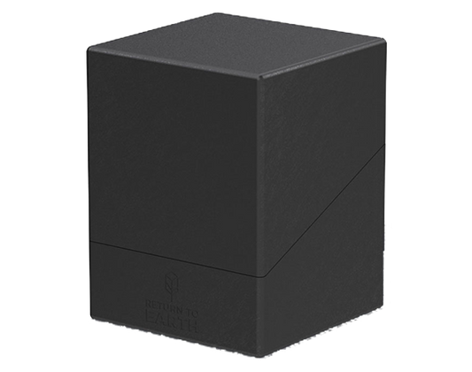 Deck Box - Return to Earth Boulder 100+ Black - Standard Size - Ultimate Guard