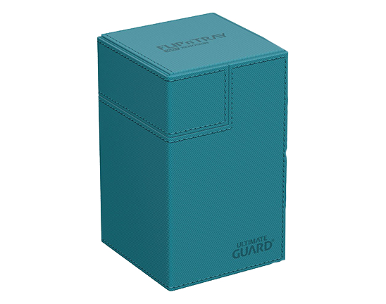 Deck Box - Flip'n'Tray XenoSkin 100+ Petrol - Standard Size - Ultimate Guard