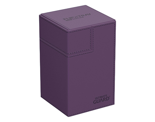 Deck Box - Flip'n'Tray XenoSkin 100+ Purple - Standard Size - Ultimate Guard