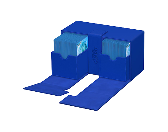 Deck Box - Twin Flip'n'Tray XenoSkin 200+ Blue - Standard Size - Ultimate Guard