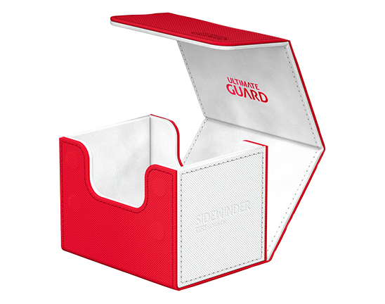 Deck Box - SYNERGY Sidewinder XenoSkin 100+ Red/White - Standard Size - Ultimate Guard