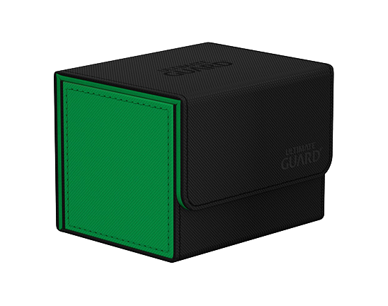Deck Box - SYNERGY Sidewinder XenoSkin 100+ Black/Green - Standard Size - Ultimate Guard