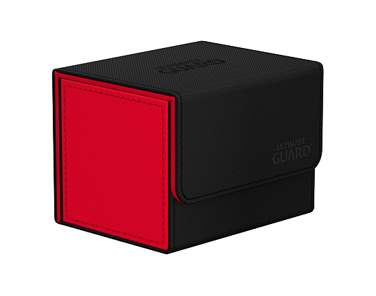 Deck Box - SYNERGY Sidewinder XenoSkin 100+ Black/Red - Standard Size - Ultimate Guard