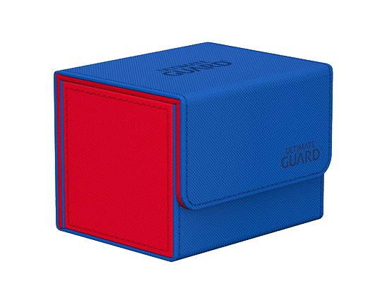 Deck Box - SYNERGY Sidewinder XenoSkin 100+ Blue/Red - Standard Size - Ultimate Guard