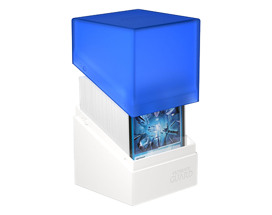 Deck Box - SYNERGY Boulder 100+ Blue/White - Standard Size - Ultimate Guard