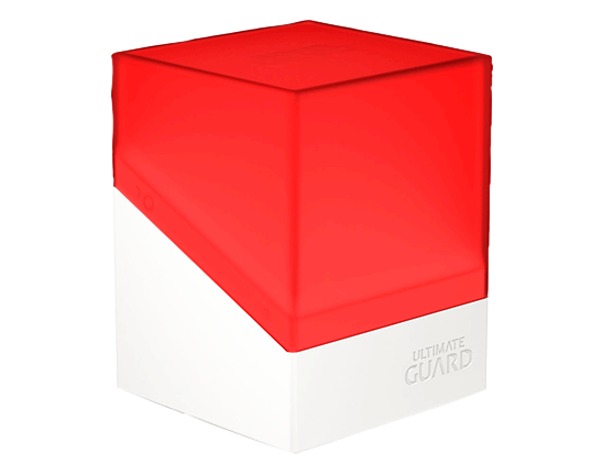 Deck Box - SYNERGY Boulder 100+ Red/White - Standard Size - Ultimate Guard