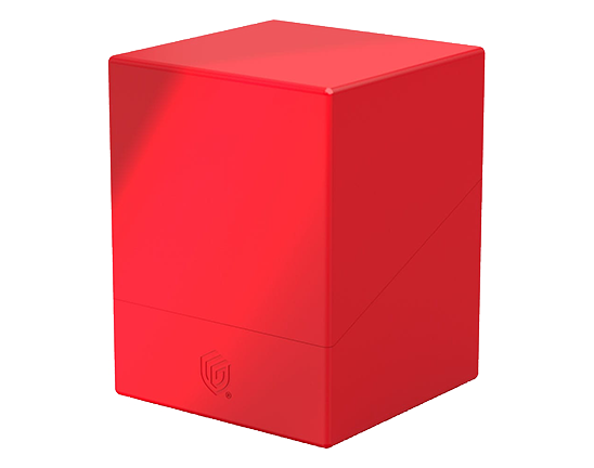Deck Box - Solid Boulder 100+ Red - Standard Size - Ultimate Guard