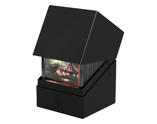 Deck Box - Solid Boulder 100+ Black - Standard Size - Ultimate Guard