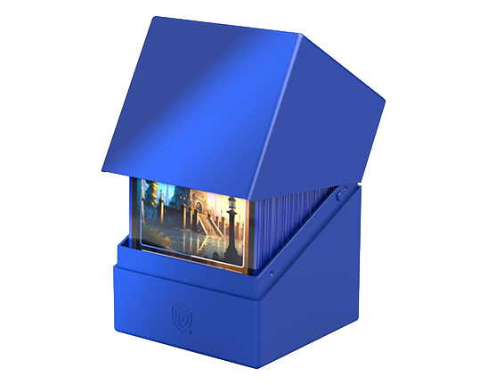 Deck Box - Solid Boulder 100+ Blue - Standard Size - Ultimate Guard