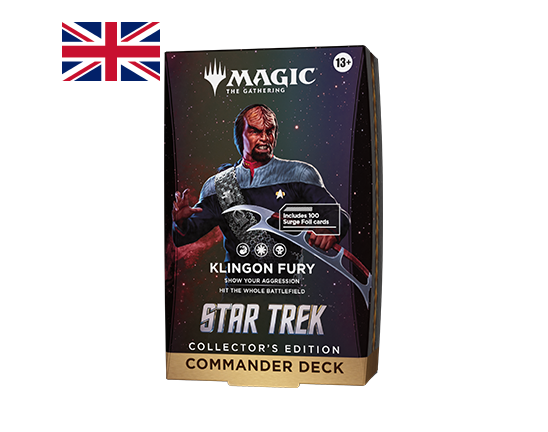 Magic The Gathering - Star Trek - Commander Deck Collector's Edition - Klingon Fury - PREORDINE