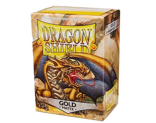 Sleeves - Matte Gold - Dragon Shield