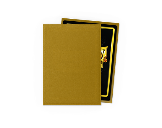Sleeves - Matte Gold - Dragon Shield