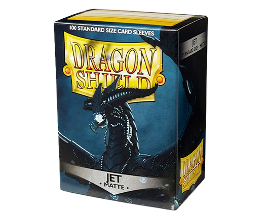 Sleeves - Matte Jet - Dragon Shield