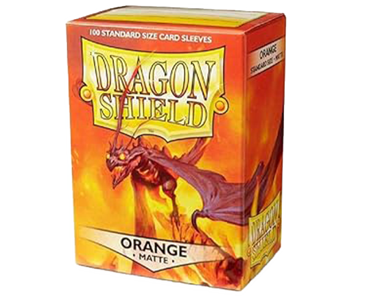 Sleeves - Matte Orange - Dragon Shield