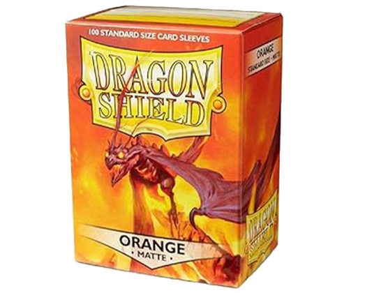 Sleeves - Matte Orange - Dragon Shield