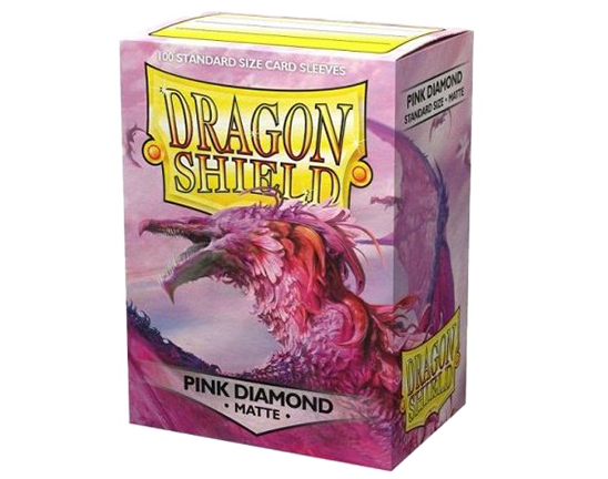 Sleeves - Matte Pink Diamond - Dragon Shield