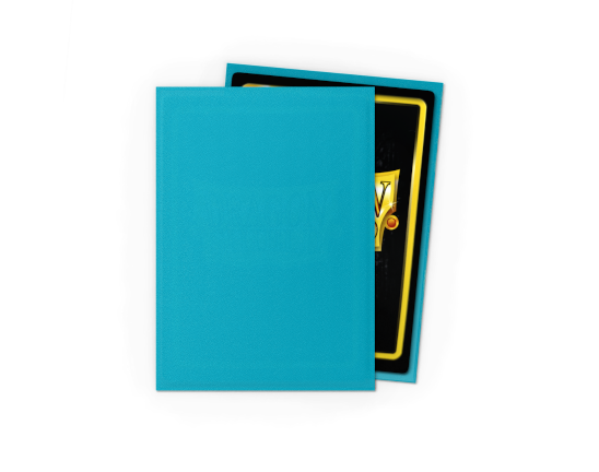 Sleeves - Matte Turquoise - Dragon Shield