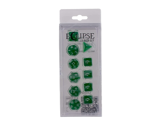 Dice - 11 Dice Set Forest Green - Ultra Pro Eclipse