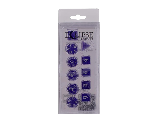 Dice - 11 Dice Set Royal Purple - Ultra Pro Eclipse