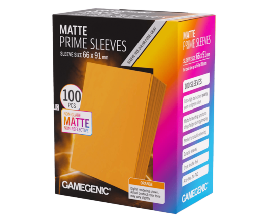 Sleeves - Matte Orange - Gamegenic