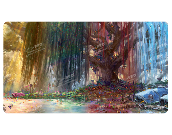 Playmat - Season Lands: Three Tree City - AR Enhanced - Bloomburrow - Ultra Pro