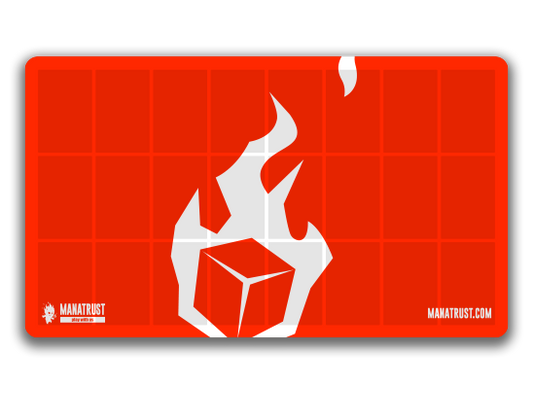 Playmat - Dice on Fire con Slot Sorting - ManaTrust Lifestyle