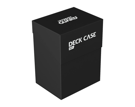 Deck Box - Deck Case 80+ Black - Standard Size - Ultimate Guard