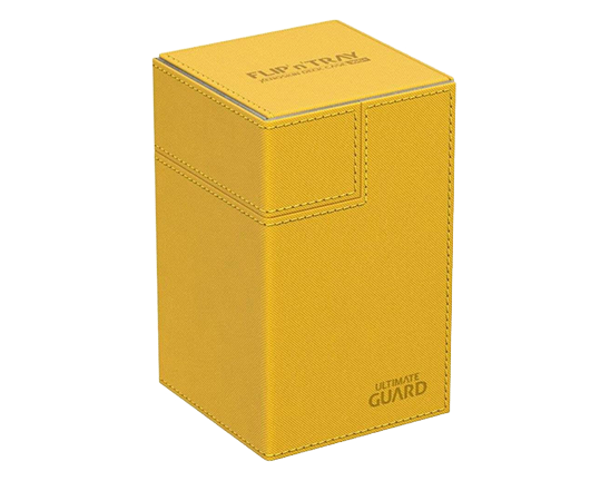 Deck Box - Flip'n'Tray XenoSkin 100+ Amber - Standard Size - Ultimate Guard