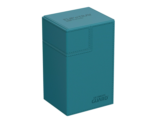 Deck Box - Flip'n'Tray XenoSkin 80+ Petrol - Standard Size - Ultimate Guard