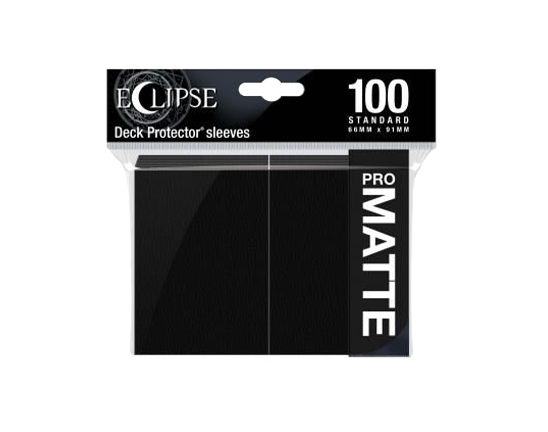 Sleeves - Matte Jet Black - Ultra Pro Eclipse