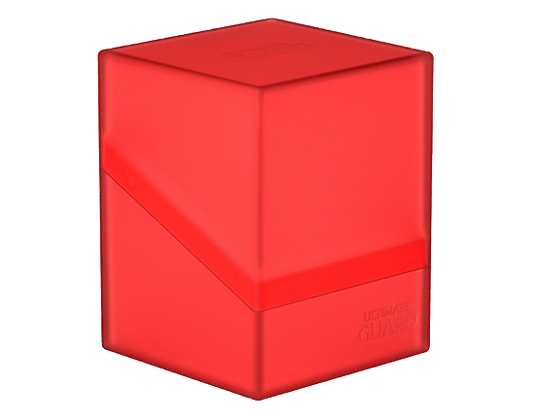 Deck Box - Boulder 100+ Ruby - Standard Size - Ultimate Guard