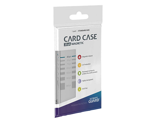 Card Case - Magnetic 35pt Standard Size - Transparent - Ultimate Guard