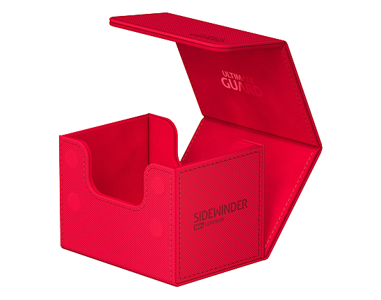 Deck Box - Sidewinder XenoSkin 100+ Red - Standard Size - Ultimate Guard