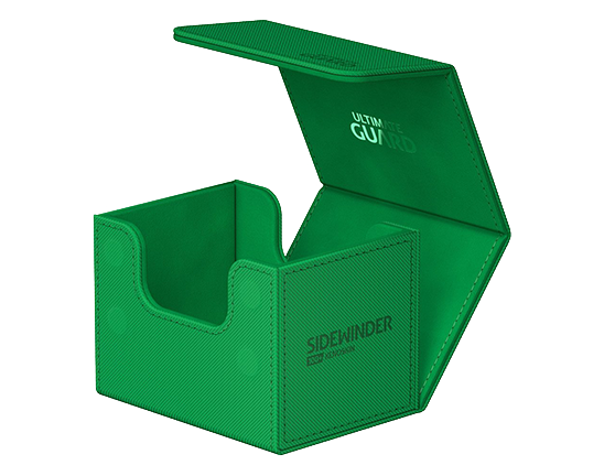 Deck Box - Sidewinder XenoSkin 100+ Green - Standard Size - Ultimate Guard