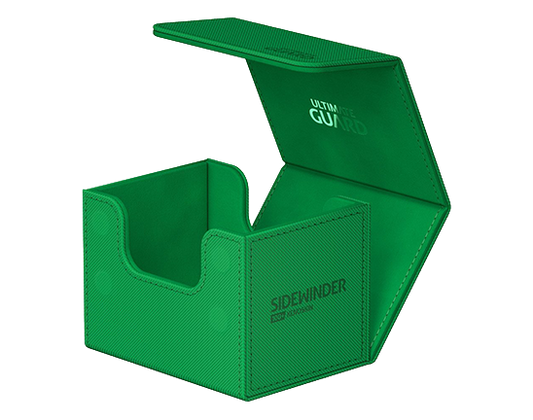 Deck Box - Sidewinder XenoSkin 100+ Green - Standard Size - Ultimate Guard