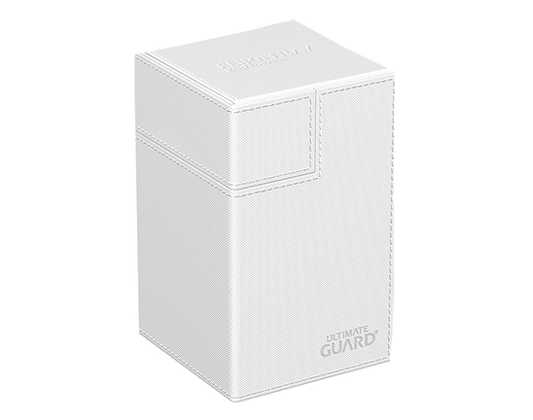 Deck Box - Flip'n'Tray XenoSkin 100+ White - Standard Size - Ultimate Guard