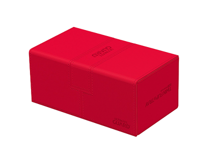 Deck Box - Twin Flip'n'Tray XenoSkin 200+ Red - Standard Size - Ultimate Guard