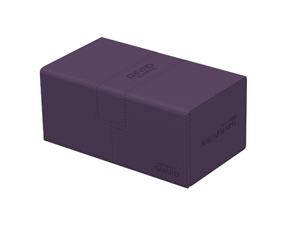 Deck Box - Twin Flip'n'Tray XenoSkin 200+ Purple - Standard Size - Ultimate Guard