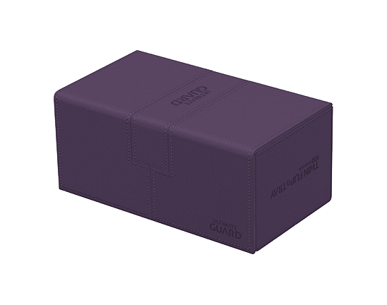 Deck Box - Twin Flip'n'Tray XenoSkin 200+ Purple - Standard Size - Ultimate Guard