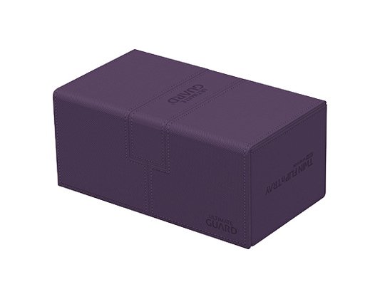 Deck Box - Twin Flip'n'Tray XenoSkin 200+ Purple - Standard Size - Ultimate Guard