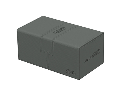 Deck Box - Twin Flip'n'Tray XenoSkin 200+ Grey - Standard Size - Ultimate Guard