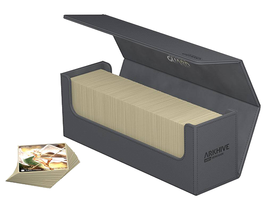 Card Box - Arkhive XenoSkin 400+ Grey - Standard Size - Ultimate Guard