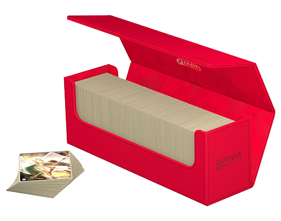 Card Box - Arkhive XenoSkin 400+ Red - Standard Size - Ultimate Guard