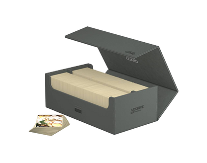Card Box - Arkhive XenoSkin 800+ Grey - Standard Size - Ultimate Guard