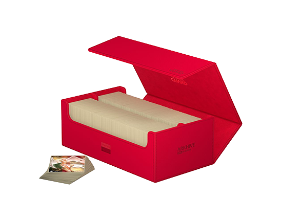 Card Box - Arkhive XenoSkin 800+ Red - Standard Size - Ultimate Guard