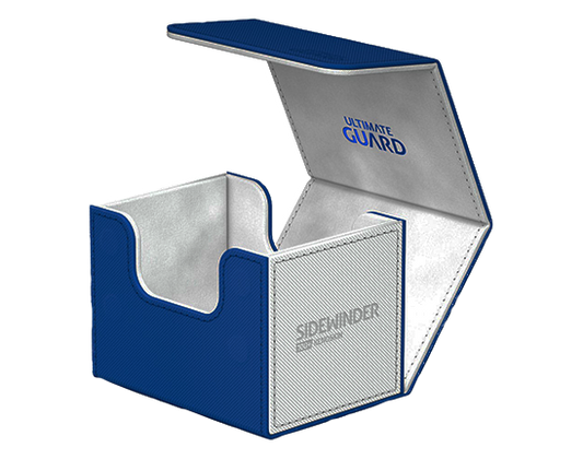 Deck Box - SYNERGY Sidewinder XenoSkin 100+ Blue/White - Standard Size - Ultimate Guard