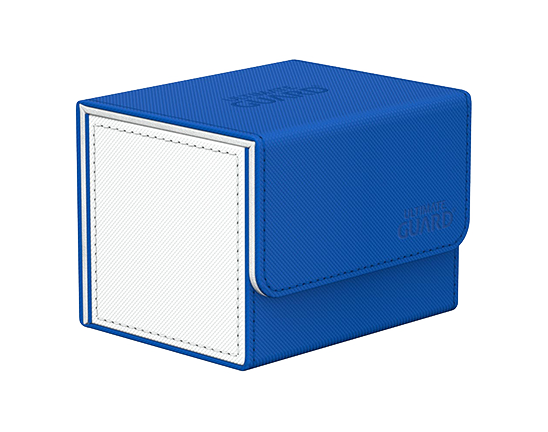 Deck Box - SYNERGY Sidewinder XenoSkin 100+ Blue/White - Standard Size - Ultimate Guard
